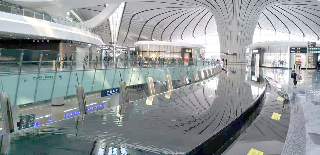 北京大兴机场内景图