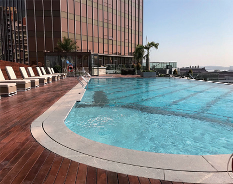 珠海龙珠达国际酒店泳池全景图