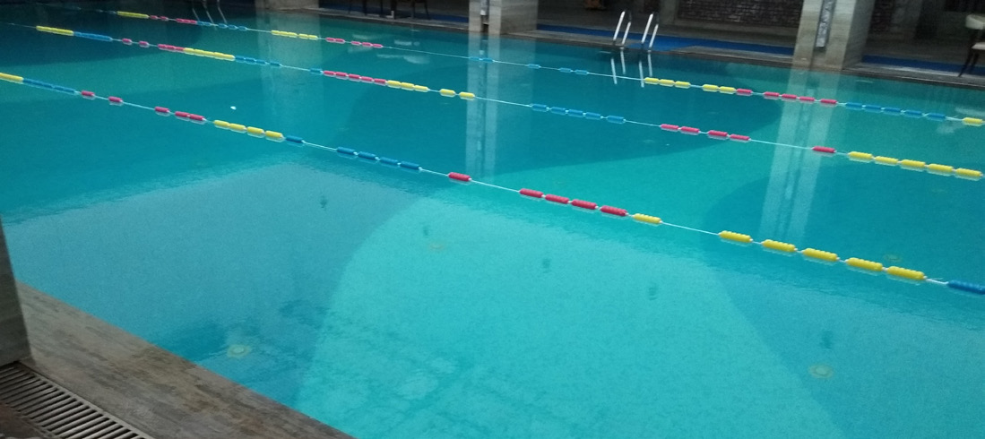改造前泳池水质图
