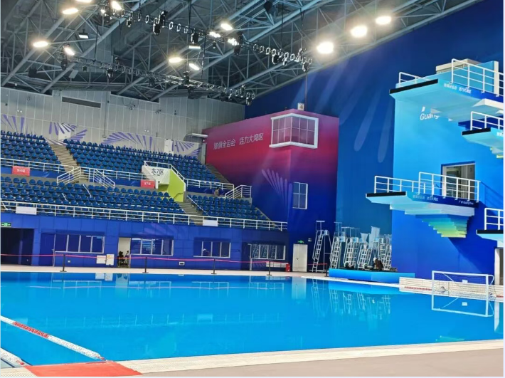 央视关注的泳池正迎盛事！十五运会水球赛事今日启幕，戴思乐技术护航每一滴水花！