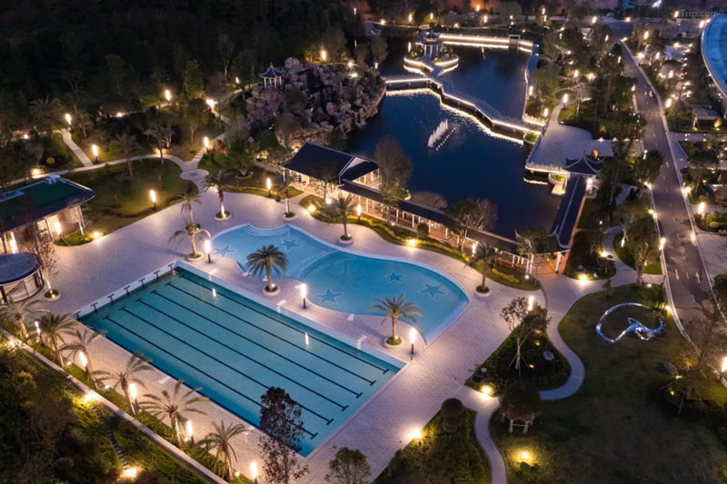 游泳池工程案例,游泳池工程,酒店游泳池工程案例