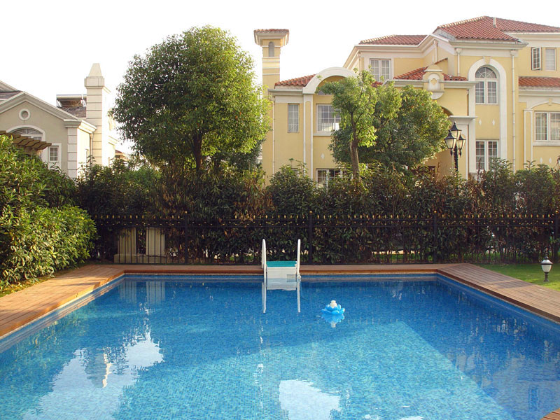 别墅露天游泳池,别墅游泳池池设计,别墅露天游泳池设计