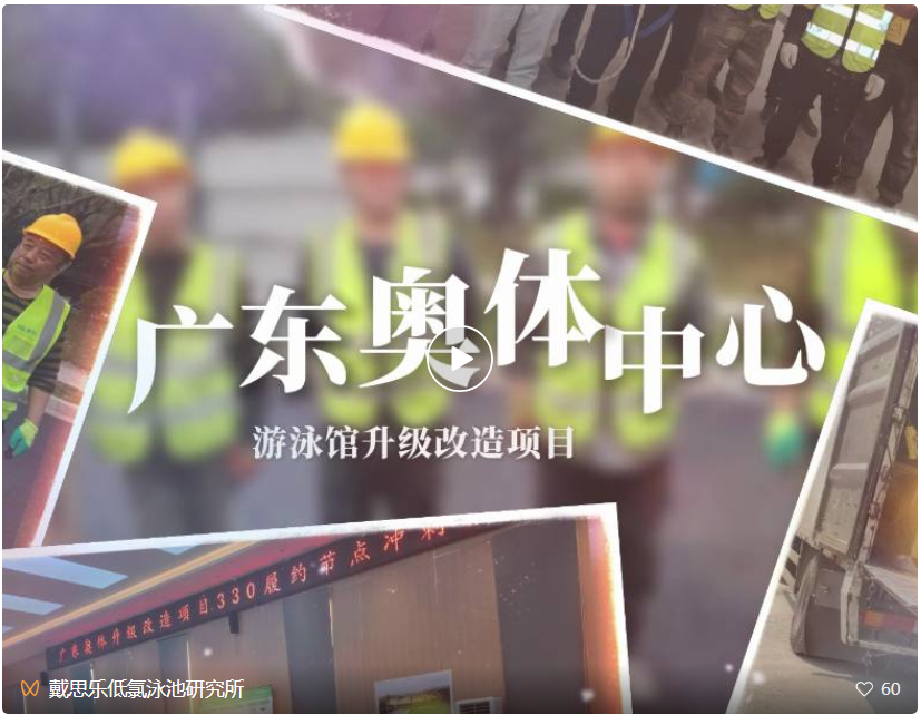 戴思乐集团打造的广东奥体中心游泳跳水馆，获央视CCTV-13专题报道